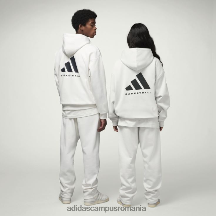 adidas campus romania modă hanorac alb baschet unisex alb J266N2770
