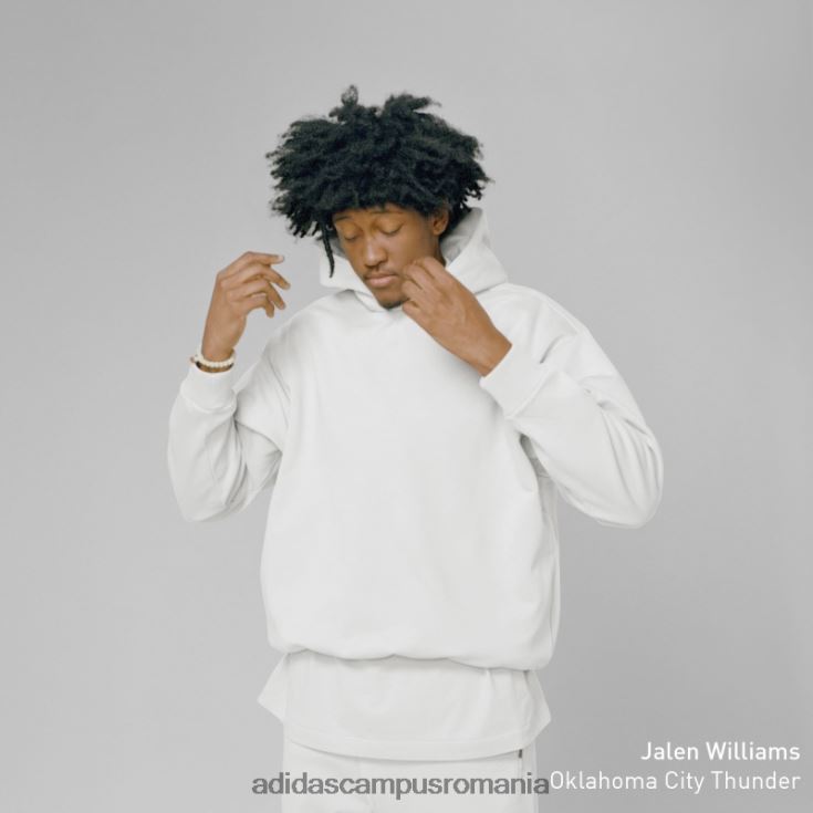 adidas campus romania modă hanorac alb baschet unisex alb J266N2770