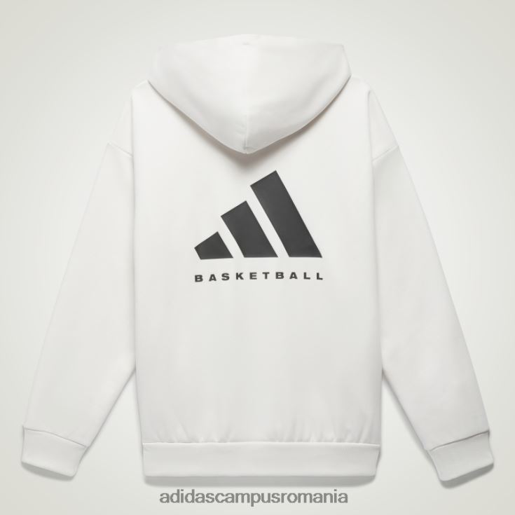 adidas campus romania modă hanorac alb baschet unisex alb J266N2770