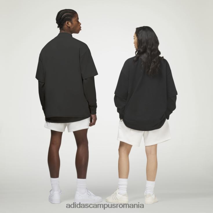 adidas campus romania modă tricou negru de baschet unisex negru J266N25604