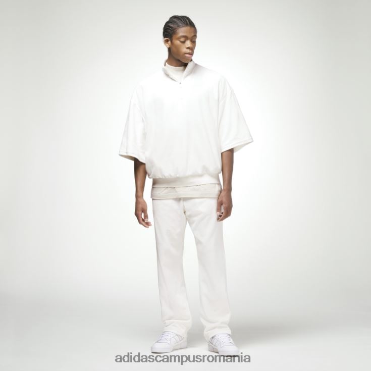 adidas campus romania pantaloni albi de baschet din velur (neutru de gen) unisex alb J266N25973