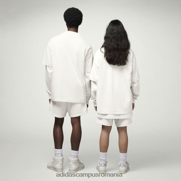 adidas campus romania pantaloni scurți albi de baschet unisex alb J266N2808