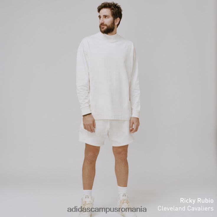 adidas campus romania pantaloni scurți albi de baschet unisex alb J266N2808