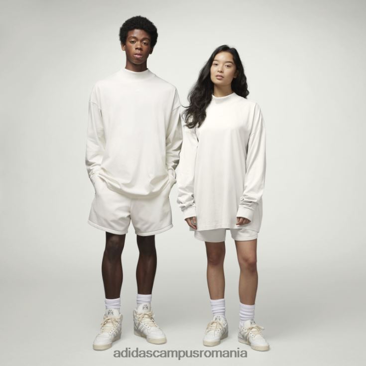 adidas campus romania tricou cu mânecă lungă de baschet alb fashion unisex alb J266N24900