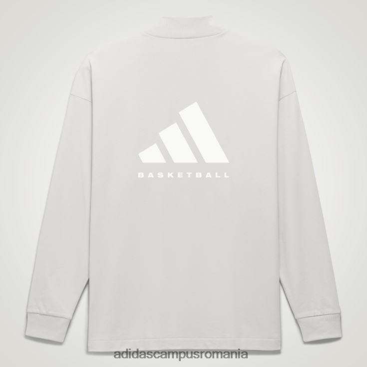 adidas campus romania tricou cu mânecă lungă de baschet aluminiu fierbinte unisex aluminiu J266N24888