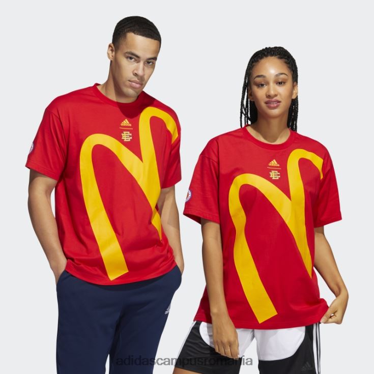 adidas campus romania tricou grafic roșu eric emanuel mcdonald (neutru de gen) unisex roșu J266N26634