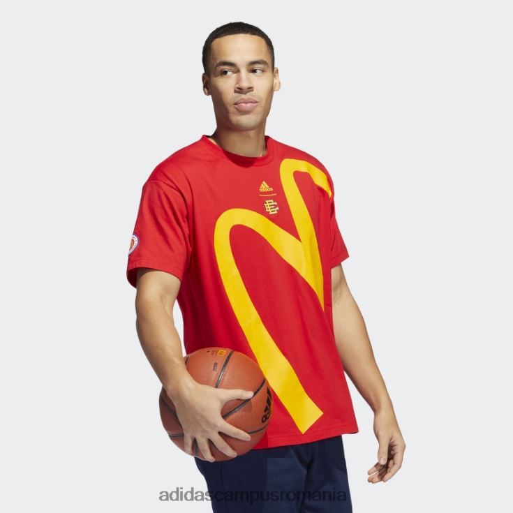 adidas campus romania tricou grafic roșu eric emanuel mcdonald (neutru de gen) unisex roșu J266N26634