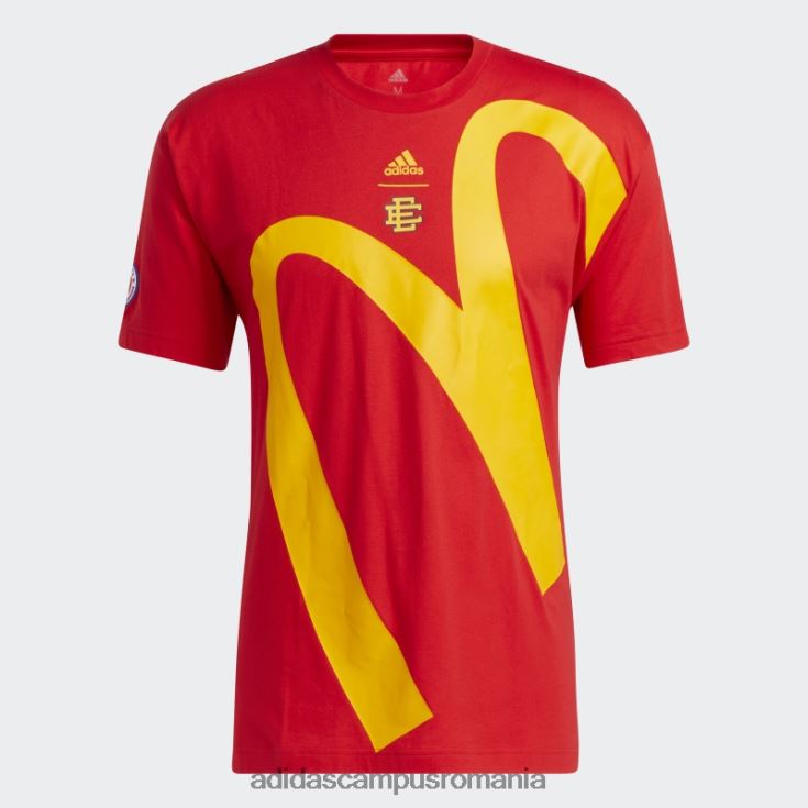 adidas campus romania tricou grafic roșu eric emanuel mcdonald (neutru de gen) unisex roșu J266N26634