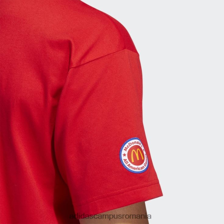 adidas campus romania tricou grafic roșu eric emanuel mcdonald (neutru de gen) unisex roșu J266N26634