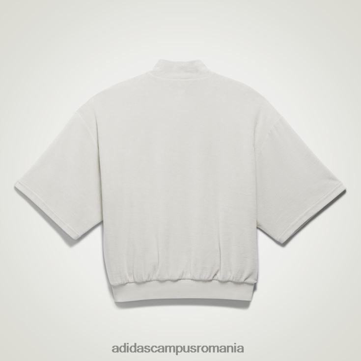 adidas campus romania un hanorac de baschet din velur cu fermoar 1/2 gri metal unisex gri metal J266N26153