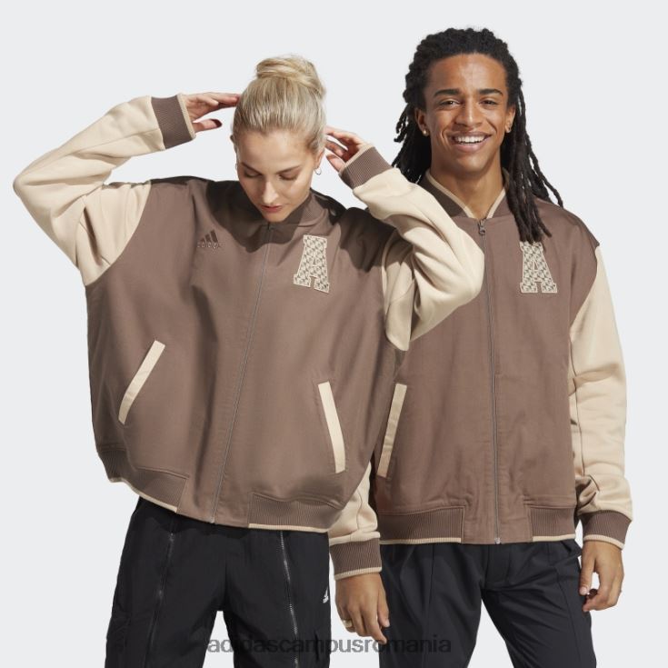 adidas campus romania all szn logomania collegiate jacket earth adidas unisex Pământ J266N213848