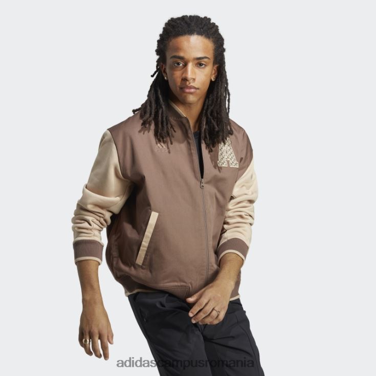 adidas campus romania all szn logomania collegiate jacket earth adidas unisex Pământ J266N213848