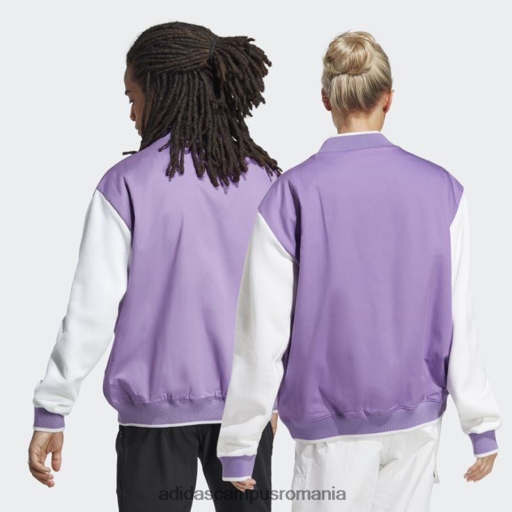 adidas campus romania all szn logomania sacou colegial violet unisex violet J266N214000
