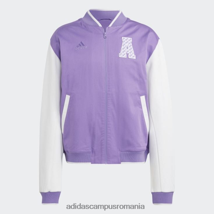 adidas campus romania all szn logomania sacou colegial violet unisex violet J266N214000