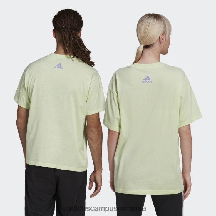 adidas campus romania essentials brandlove tricou un singur jerseu (gen neutru) lime adidas unisex lămâie verde J266N27122