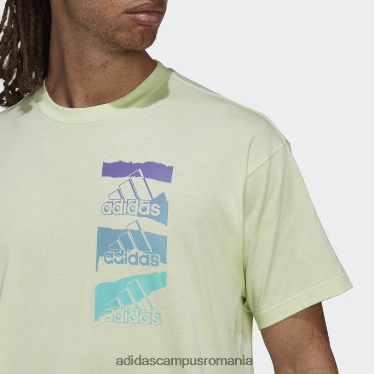 adidas campus romania essentials brandlove tricou un singur jerseu (gen neutru) lime adidas unisex lămâie verde J266N27122