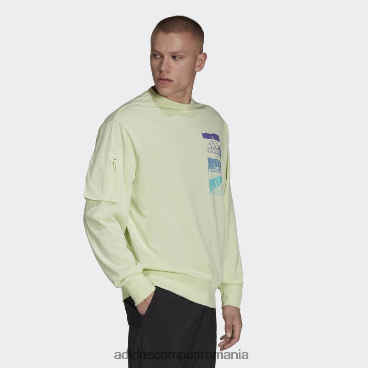 adidas campus romania hanorac brandlove lime essentials (neutru de gen) unisex lămâie verde J266N215305