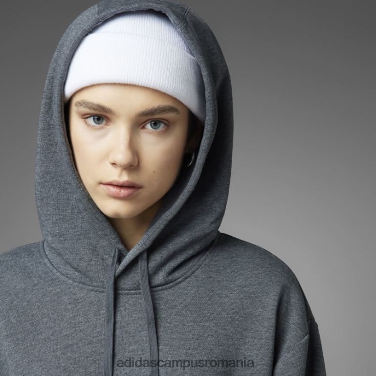 adidas campus romania hanorac pentru ziua îndrăgostiților gri închis, culoarea caprici adidas unisex erica gri închis J266N213236