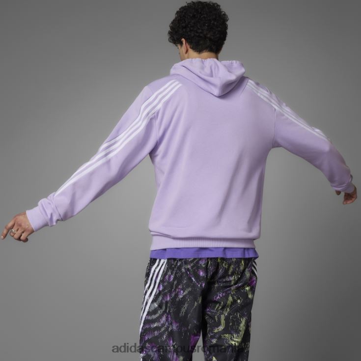 adidas campus romania icoane viitoare hanorac hyperpulse (gen neutru) strălucire violet unisex strălucire violet/galben J266N210633