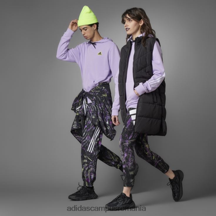 adidas campus romania icoane viitoare hanorac hyperpulse (gen neutru) strălucire violet unisex strălucire violet/galben J266N210633