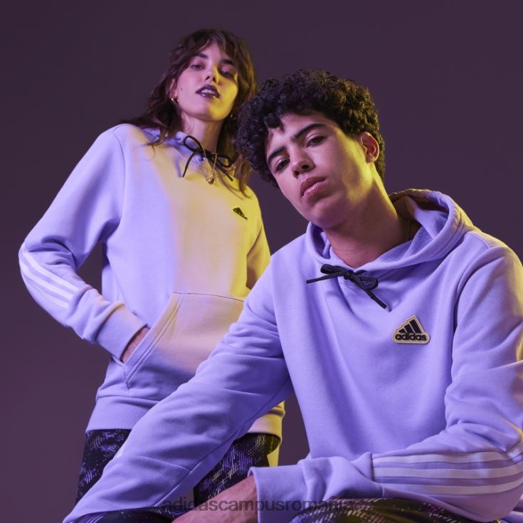 adidas campus romania icoane viitoare hanorac hyperpulse (gen neutru) strălucire violet unisex strălucire violet/galben J266N210633