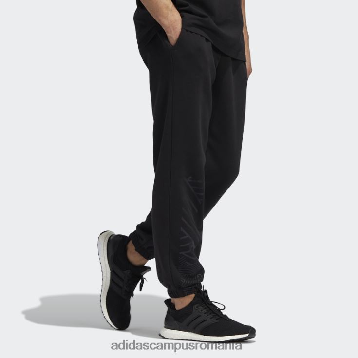 adidas campus romania pantaloni grafic pantera neagra negri unisex negru J266N27309