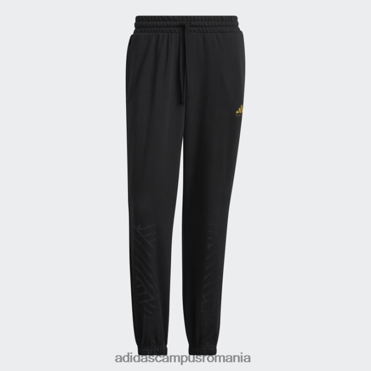 adidas campus romania pantaloni grafic pantera neagra negri unisex negru J266N27309