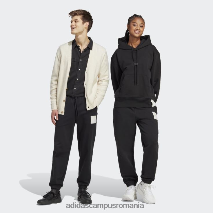 adidas campus romania pantaloni negri lounge greoi French Terry unisex negru J266N25021