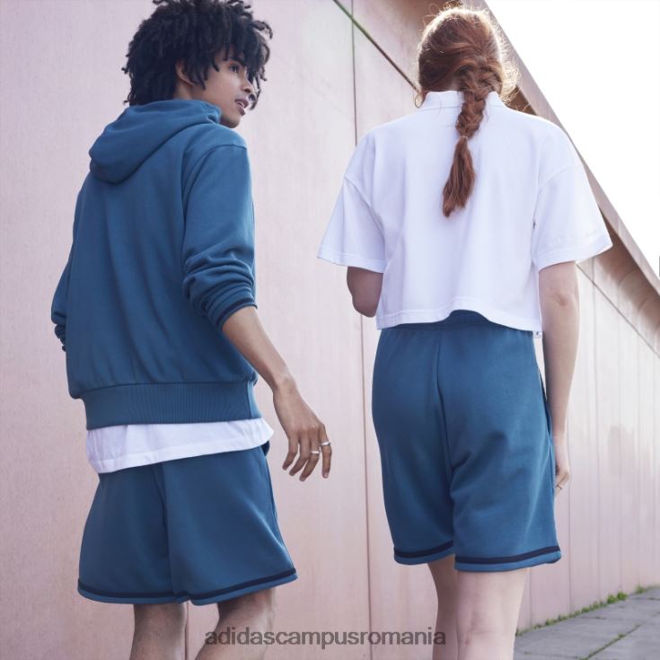 adidas campus romania pantaloni scurți din țesătură franțuzească (gen neutru) viridian unisex viridiană J266N27195