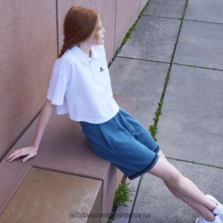 adidas campus romania pantaloni scurți din țesătură franțuzească (gen neutru) viridian unisex viridiană J266N27195