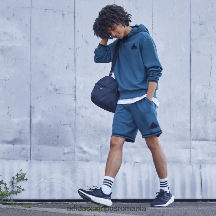 adidas campus romania pantaloni scurți din țesătură franțuzească (gen neutru) viridian unisex viridiană J266N27195