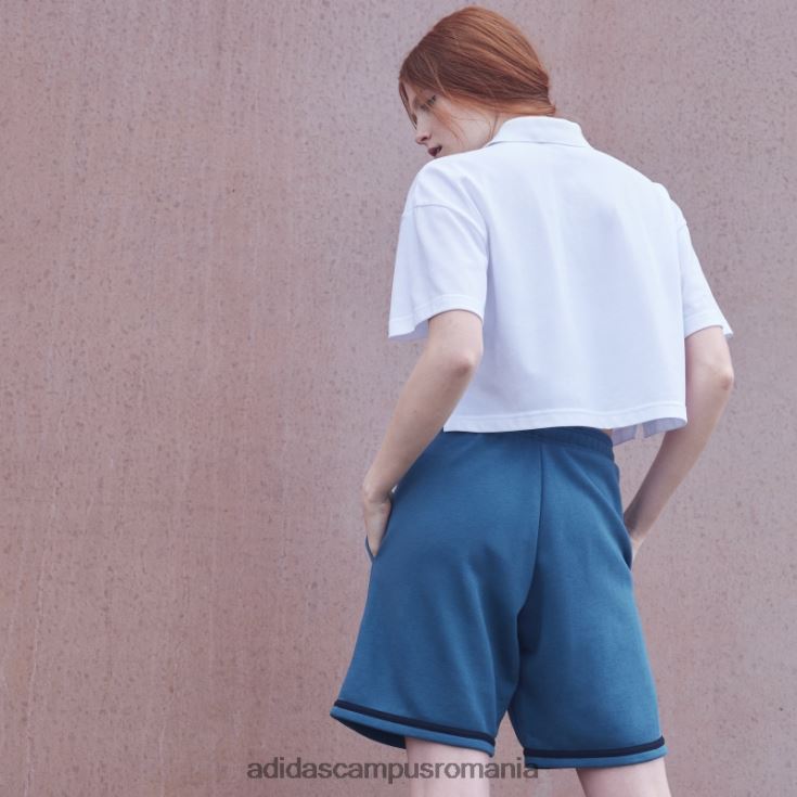 adidas campus romania pantaloni scurți din țesătură franțuzească (gen neutru) viridian unisex viridiană J266N27195