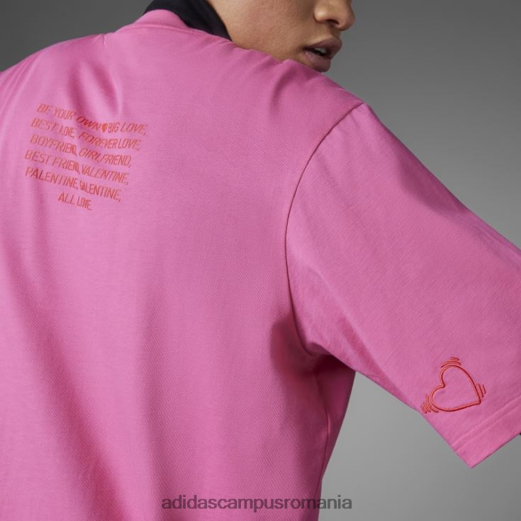 adidas campus romania tricou de ziua îndrăgostiților adidas magenta unisex magenta J266N25184