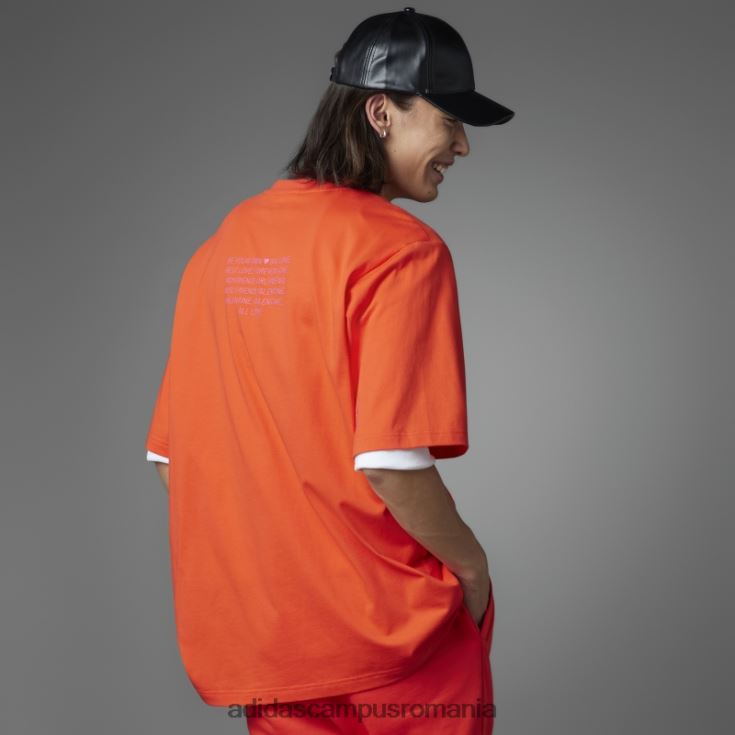 adidas campus romania tricou roșu de Ziua Îndrăgostiților unisex roșu J266N25122