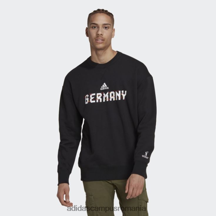 adidas campus romania hanorac negru pentru echipajul cupei mondiale fifa 2022 germania unisex negru J266N215052