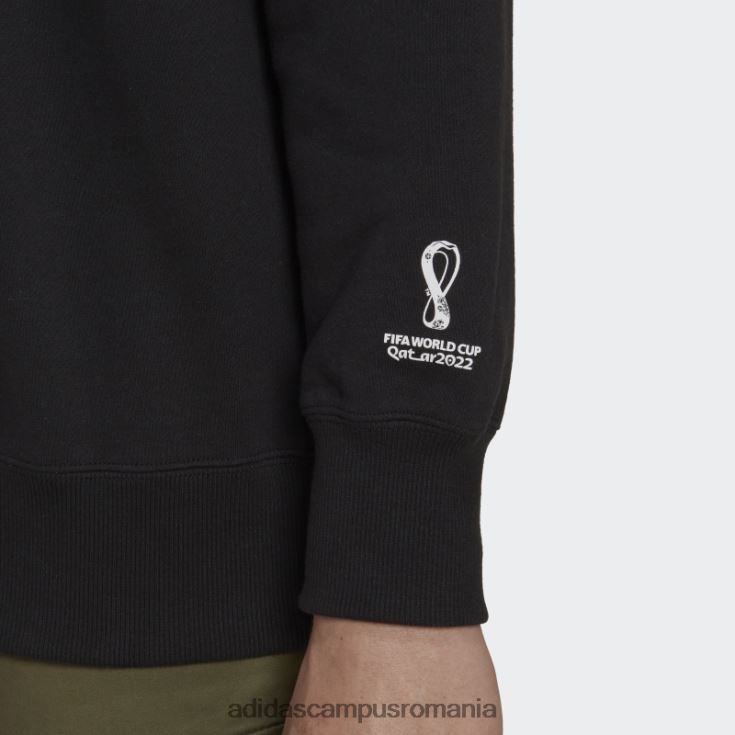 adidas campus romania hanorac negru pentru echipajul cupei mondiale fifa 2022 germania unisex negru J266N215052