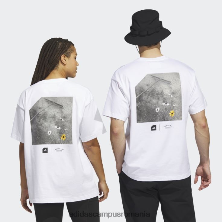 adidas campus romania tricou alb adicross drop two (neutru de gen) unisex alb J266N217195