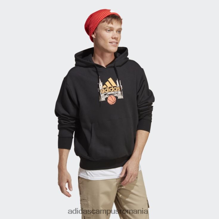 adidas campus romania hanorac grafic negru adidas unisex negru J266N214154