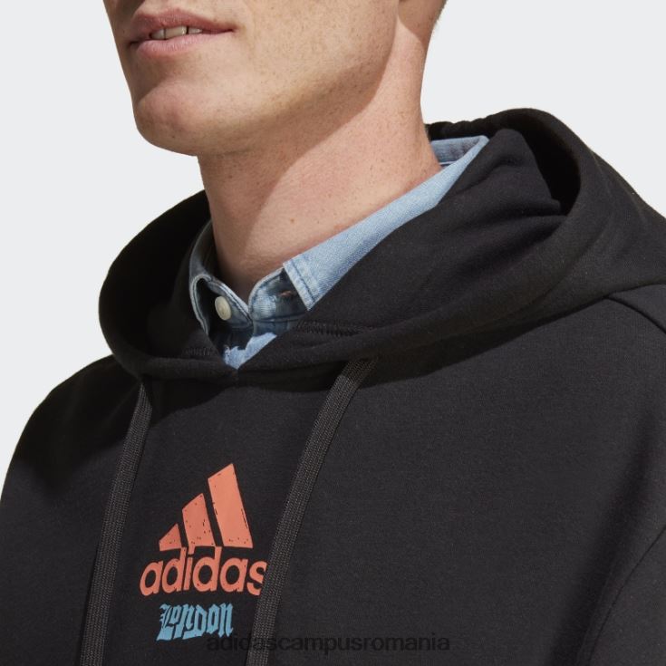 adidas campus romania hanorac grafic negru unisex negru J266N213816