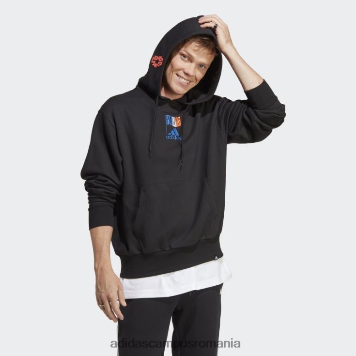 adidas campus romania hanorac grafic negru unisex negru J266N214189