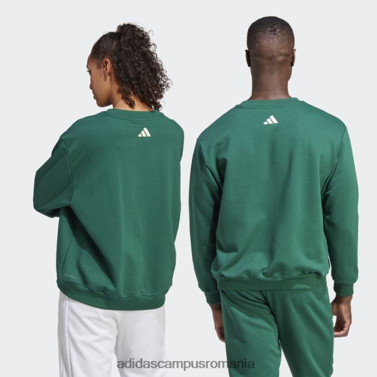 adidas campus romania hanorac verde de club sportiv unisex verde J266N25519