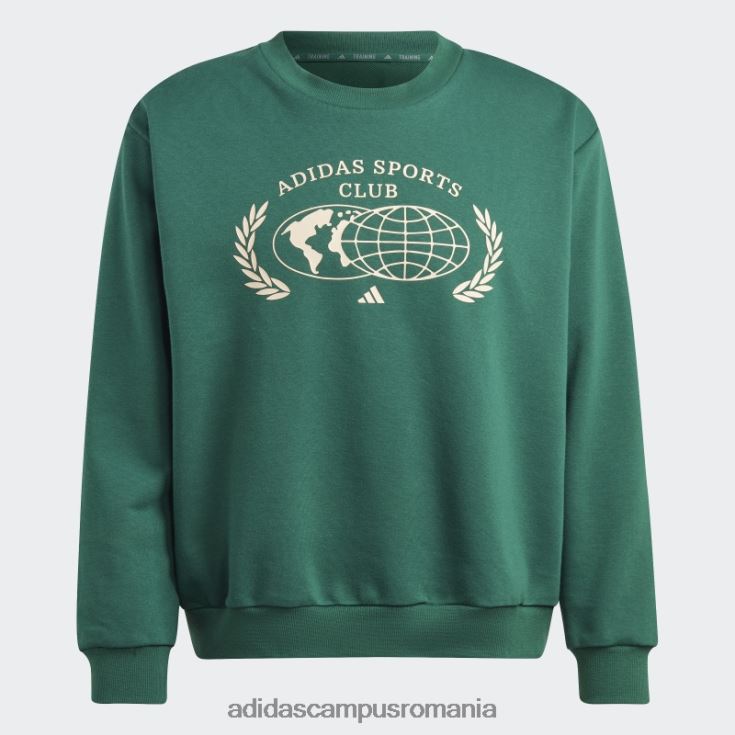 adidas campus romania hanorac verde de club sportiv unisex verde J266N25519