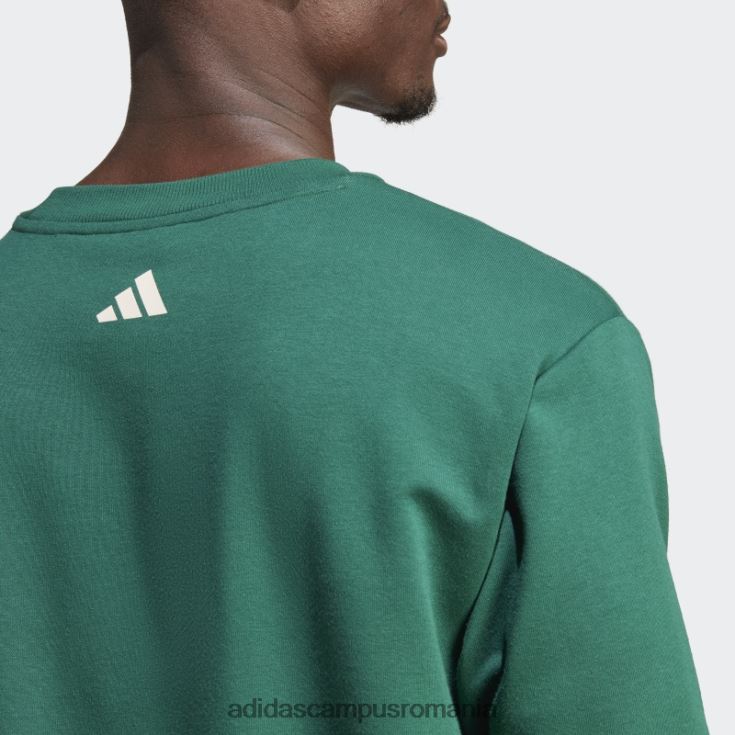 adidas campus romania hanorac verde de club sportiv unisex verde J266N25519