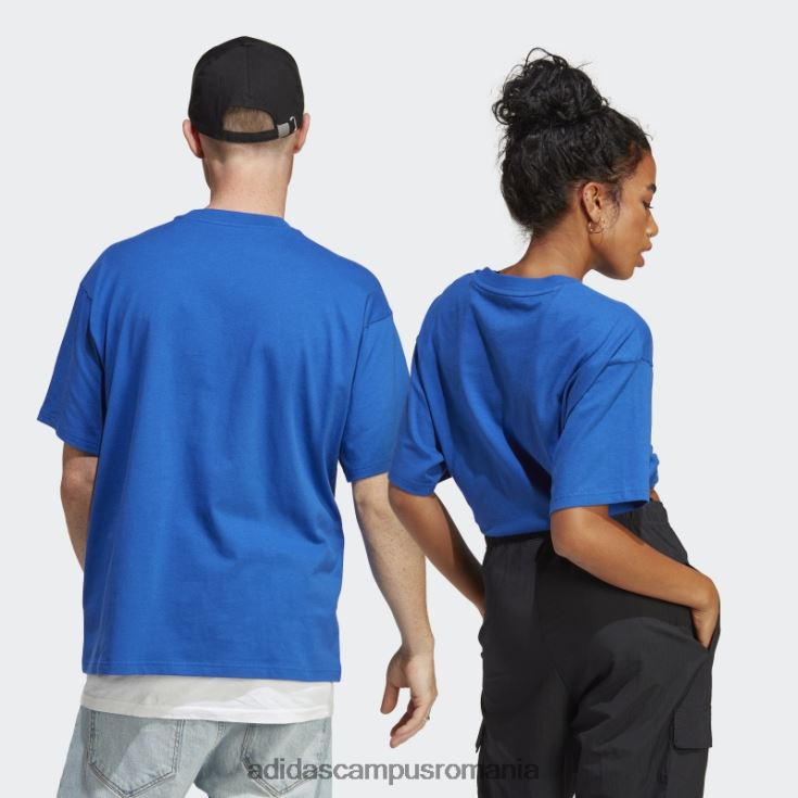 adidas campus romania tricou grafic albastru regal unisex albastru regal J266N214384