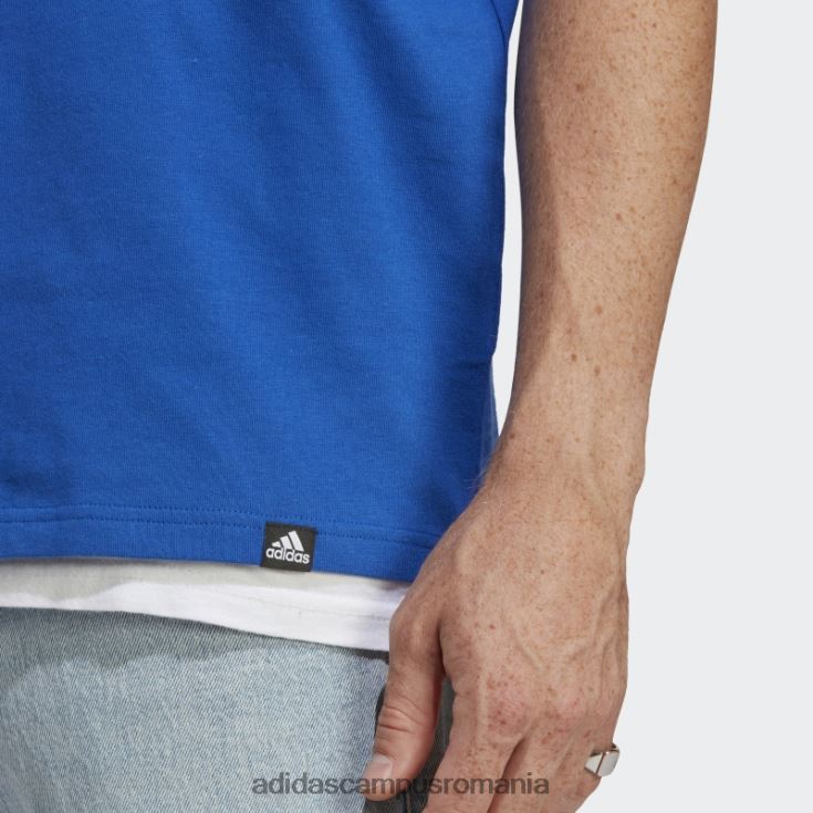 adidas campus romania tricou grafic albastru regal unisex albastru regal J266N214384