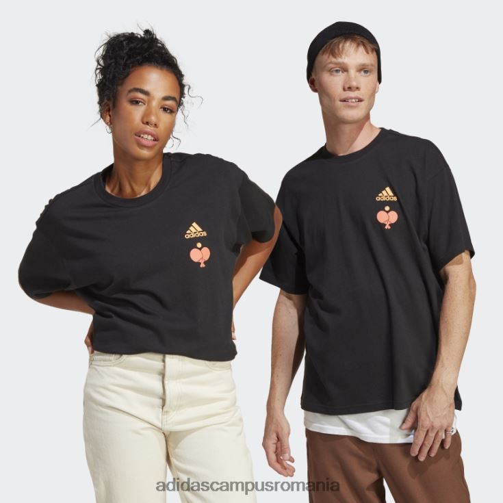 adidas campus romania tricou grafic negru unisex negru J266N213955