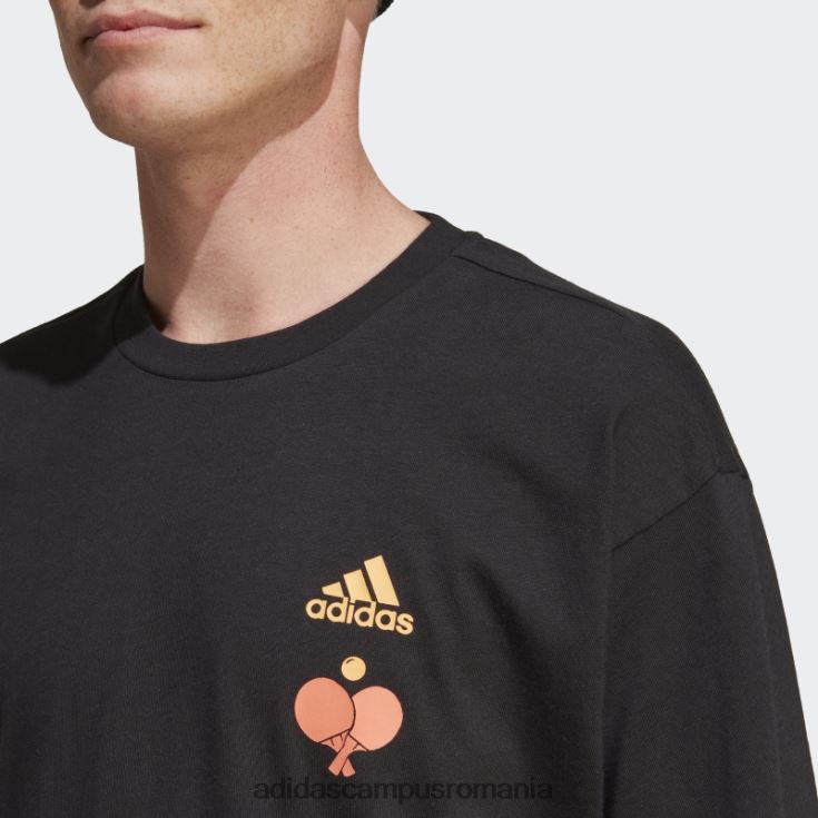 adidas campus romania tricou grafic negru unisex negru J266N213955