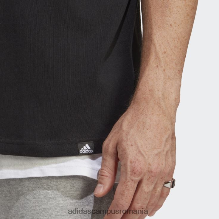 adidas campus romania tricou grafic negru unisex negru J266N213975