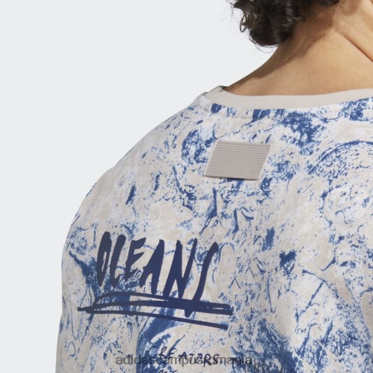 adidas campus romania tricou quartz x parley (neutru de gen) unisex cuarț/argintiu zori J266N213613