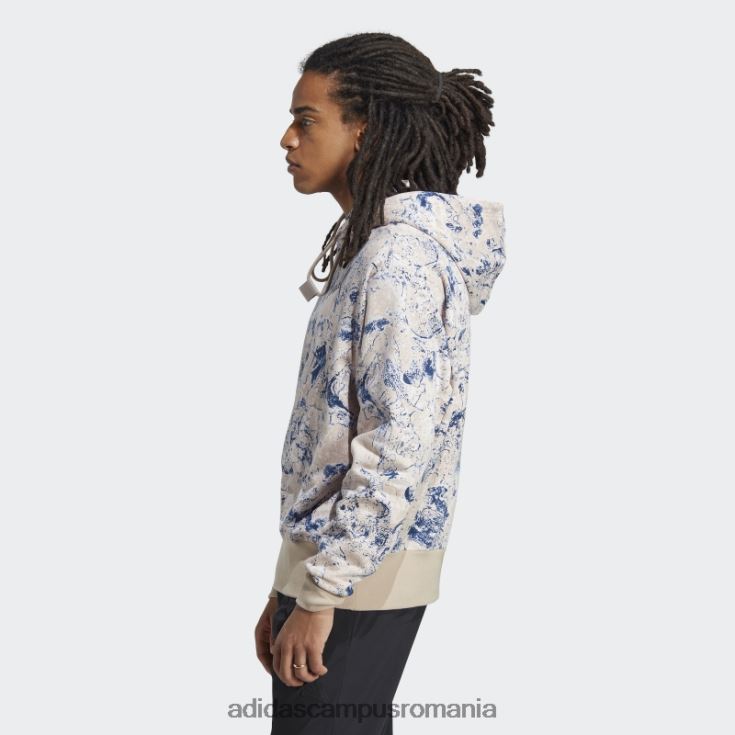 adidas campus romania x parley hoodie (gen neutru) quartz hot unisex cuarț/argintiu zori J266N214027